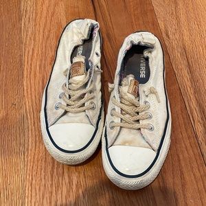 White low top converse